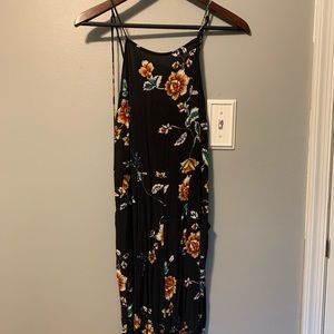 Xhilaration Wide-Legged Floral Jumpsuit